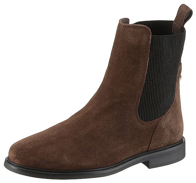 Tommy Hilfiger FLAG SUEDE CHELSEA BOOT Chelseaboots, Stiefelette, Businesss günstig online kaufen