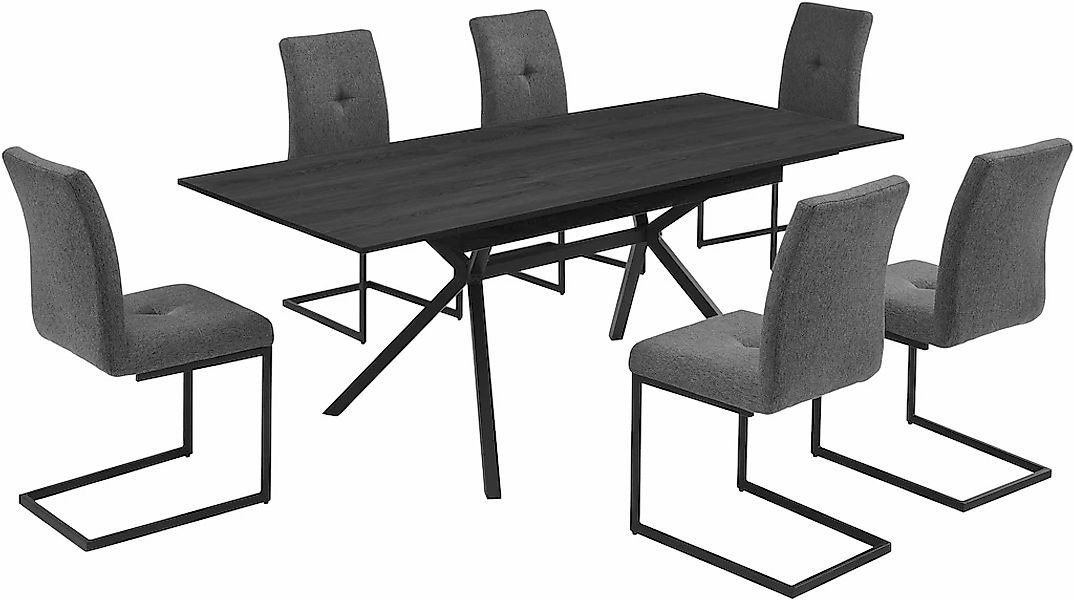 OTTO home Esstisch "Vendy", ausziehbarer Tisch mit pflegeleichter Oberfläch günstig online kaufen