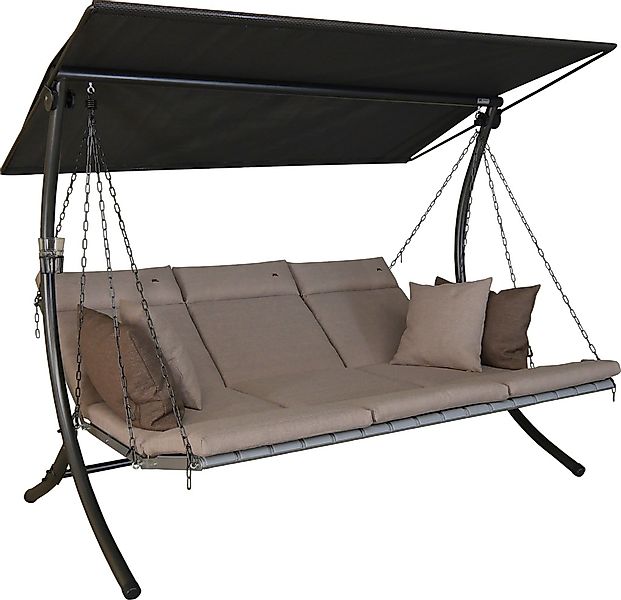 Angerer Freizeitmöbel Hollywoodschaukel "Luxus Smart sand, TOPSELLER", BxTx günstig online kaufen