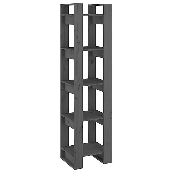 vidaXL Bücherregal Bücherregal/Raumteiler Grau 41x35x160 cm günstig online kaufen