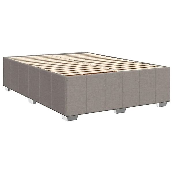 vidaXL Bettgestell ohne Matratze Taupe 140x200 cm Stoff 3284843 günstig online kaufen