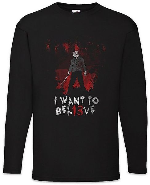 Urban Backwoods Langarmshirt I Want To Bel13ve Langarm T-Shirt Freitag Horr günstig online kaufen