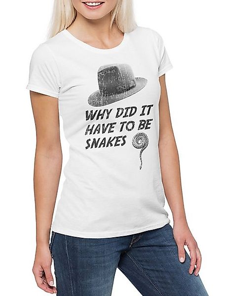 Urban Backwoods Print-Shirt Why Snakes Damen T-Shirt Indiana Temple Crusade günstig online kaufen