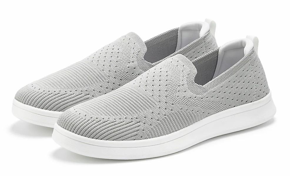 Vivance Sneaker "Slip-On-Sneaker," Textilschuh, Slipper zum Reinschlüpfen V günstig online kaufen