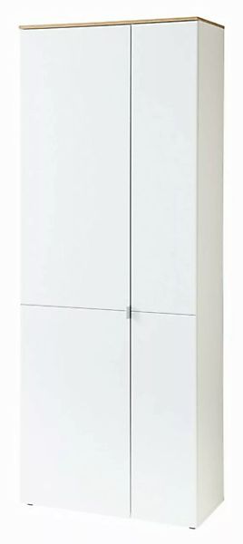 freiraum Schuhschrank Bari in Weiß matt, MDF, Spannplatte - 78x202x38cm (Bx günstig online kaufen