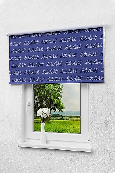 Verdunklungsrollo Verdunkelungsrollo "Gute Nacht", LYSEL®, abdunkelnd, HxB günstig online kaufen