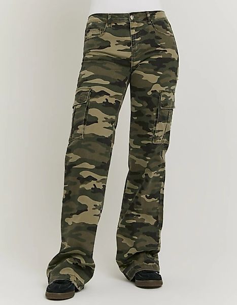 Tally Weijl Bootcuthose "SPACOWELLE" Baumwollmischung, im Cargo-Stil mit se günstig online kaufen