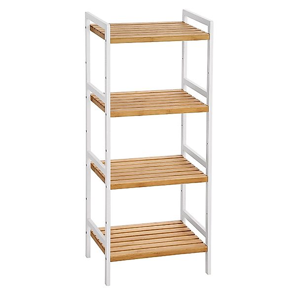 SONGMICS Badregal Bambusregal Küchenregal Bücherregal Standregal, günstig online kaufen