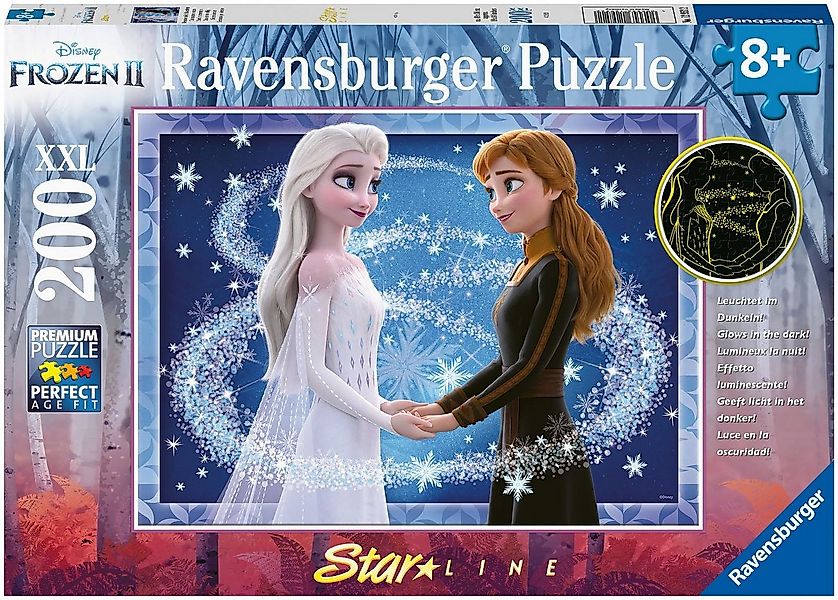 Ravensburger Puzzle Bezaubernde Schwestern, 200 Puzzleteile, mit leuchtende günstig online kaufen