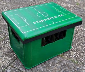 BURI Sitzauflage Bierkastensitz Fußball Getränkekistensitz Sitzkissen günstig online kaufen