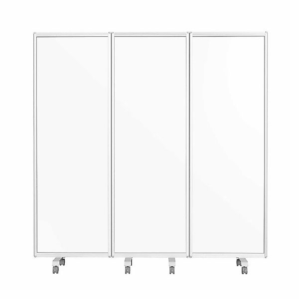 KARAT Mobile Trennwand mit Beschreibbarer Oberfläche Doppelseitig 180 x 180 günstig online kaufen