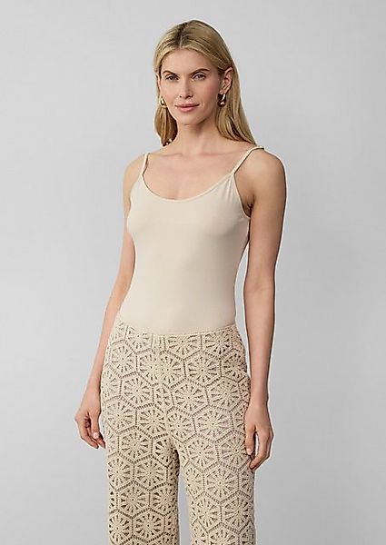 s.Oliver BLACK LABEL Shirttop Slim-Fit-Top mit verstellbaren Spaghettiträge günstig online kaufen