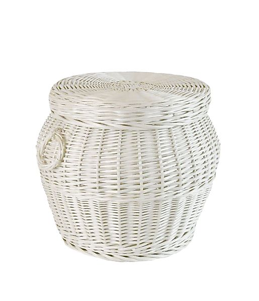 MyBer® Pouf Hocker aus Weide Weidenpouf günstig online kaufen