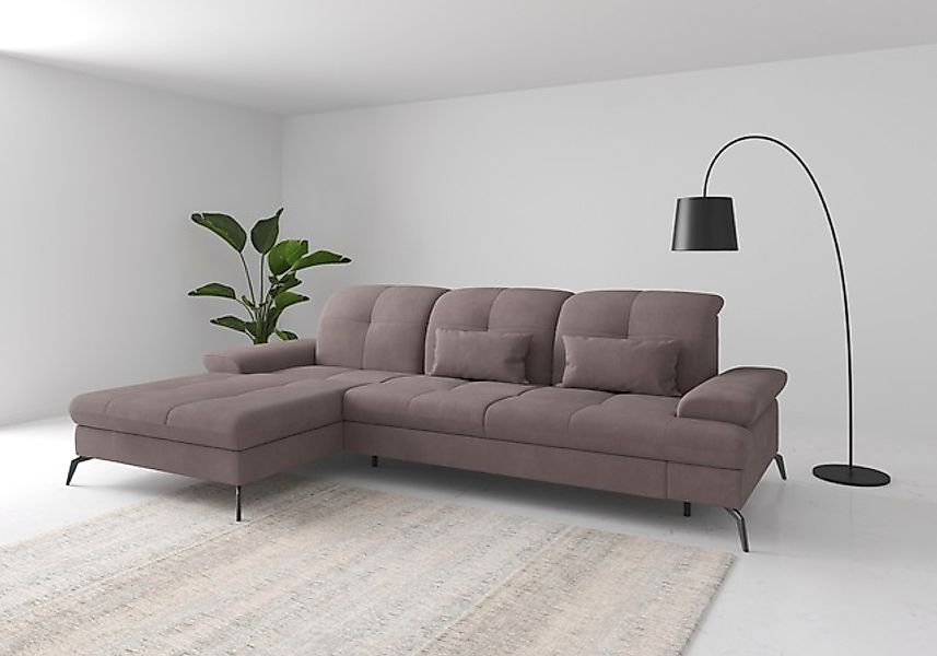 sit&more Ecksofa »Amica, L-Form, inkl. Sitztiefenverstellung & Armteilverst günstig online kaufen