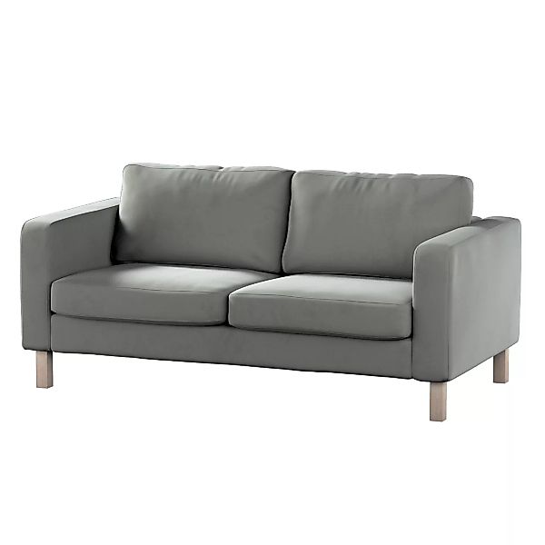 Bezug für Karlstad 2-Sitzer Sofa nicht ausklappbar, grau, Sofahusse, Karlst günstig online kaufen