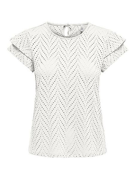 ONLY Kurzarmshirt ONLSMILLA S/S O-NECK FRILL TOP JRS günstig online kaufen