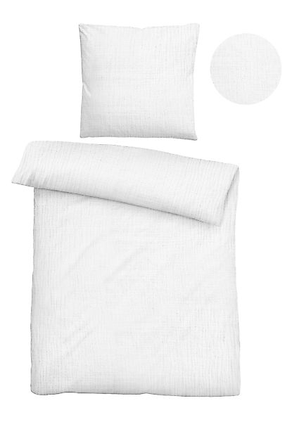 Biberna Bettwäsche Thea, Musselin, 2 teilig, günstig online kaufen