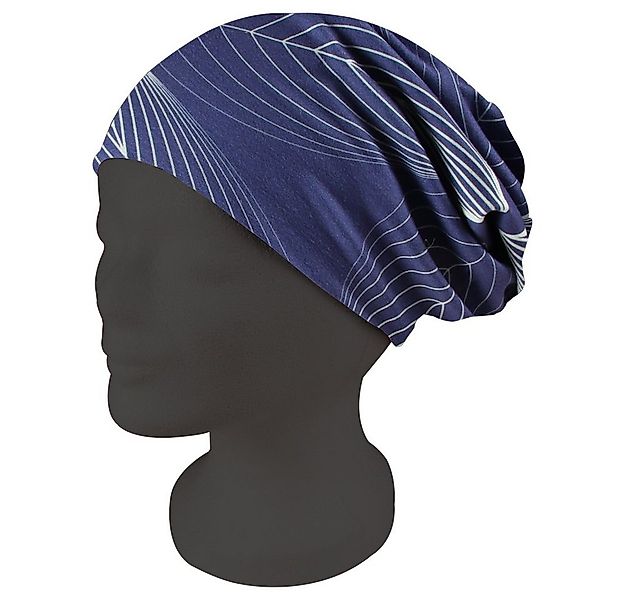 Goodman Design Jerseymütze Long Beanie Slouch Mütze Floral Doppellagig Soft günstig online kaufen