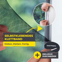 EASYmaxx Insektenschutz-Fensterrahmen Fliegengitter Fenster, Moskitonetz Mo günstig online kaufen