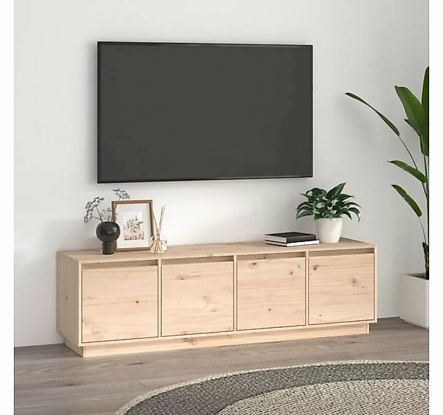 furnicato TV-Schrank 156x37x45 cm Massivholz Kiefer günstig online kaufen