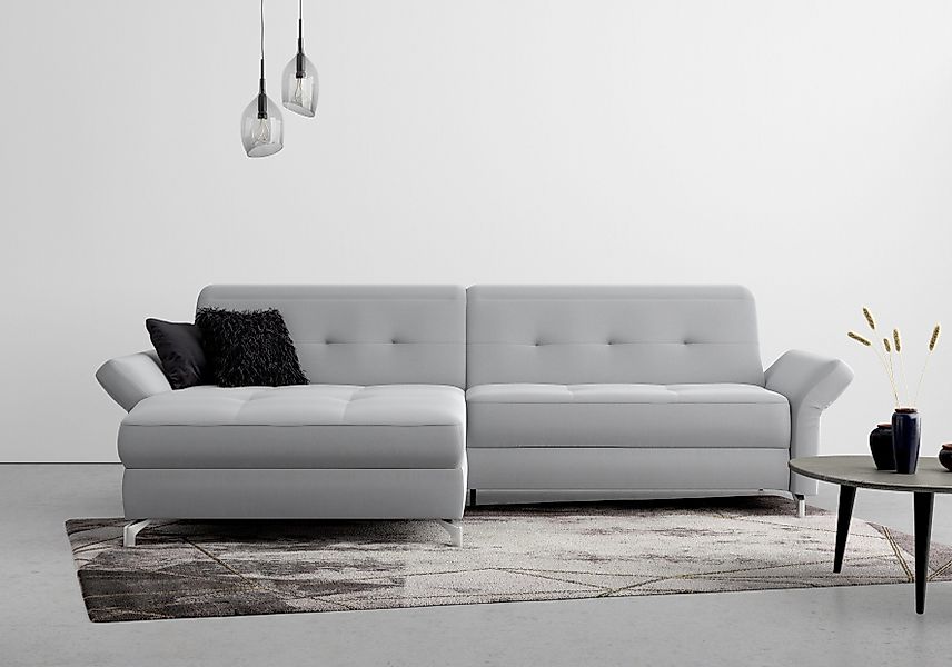 INOSIGN Ecksofa Maredo L-Form, Federkern, wahlweise günstig online kaufen