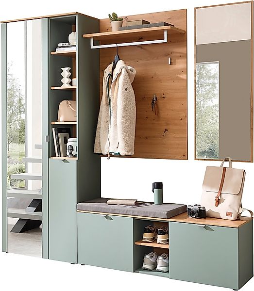 Innostyle Garderoben-Set "Bari Garderobenprogarmm, BxHxT 206x202x38 cm" Set günstig online kaufen