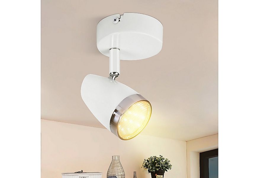 Nettlife LED Deckenstrahler 1/2/3/4 Flammig Modern 4W Schwarz/Weiß Warmweiß günstig online kaufen