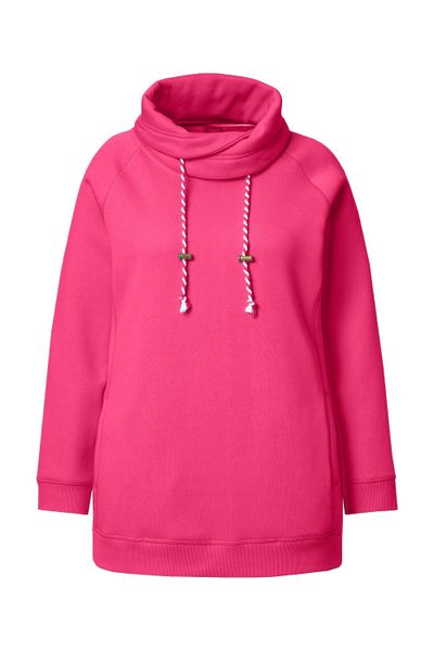 Ulla Popken Sweatshirt Sweatshirt weiter Stehkragen günstig online kaufen