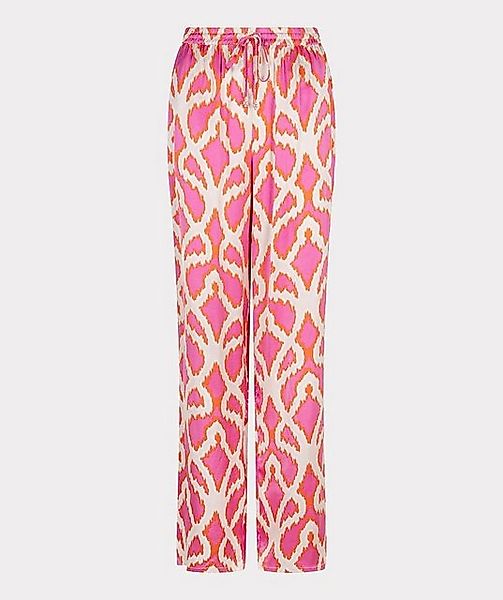 Esqualo Stoffhose Esqualo Hose mit Muster Pink günstig online kaufen