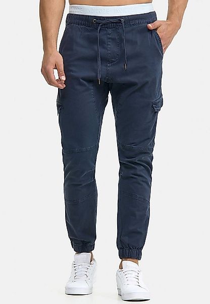 Indicode Cargohose Herren Levy Cargo Hose Herrenhose mit elastischem Bund u günstig online kaufen