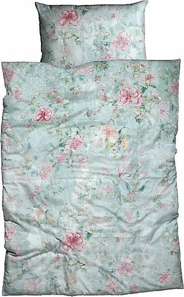 CASATEX Bettwäsche "Nadera" 2 Stk. verwunschener Rosengarten, geheimnisvoll günstig online kaufen