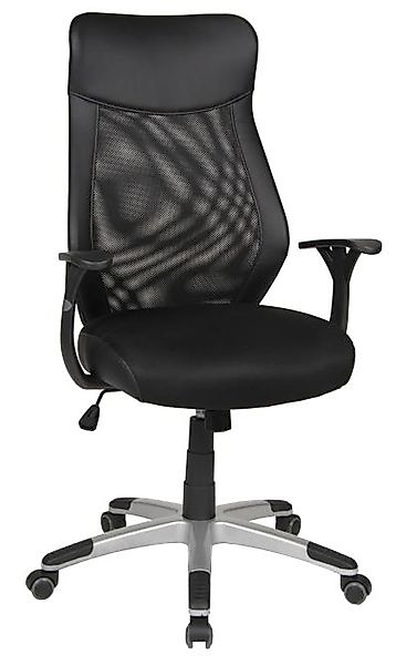 Chefsessel drehbar  Kunstleder Schwarz günstig online kaufen