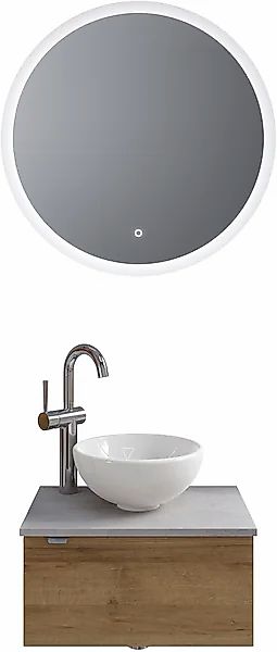 Saphir Badmöbel-Set »Serie 6915«, (4 St.), Gäste-Bad, mit LED-Spiegel und 1 günstig online kaufen