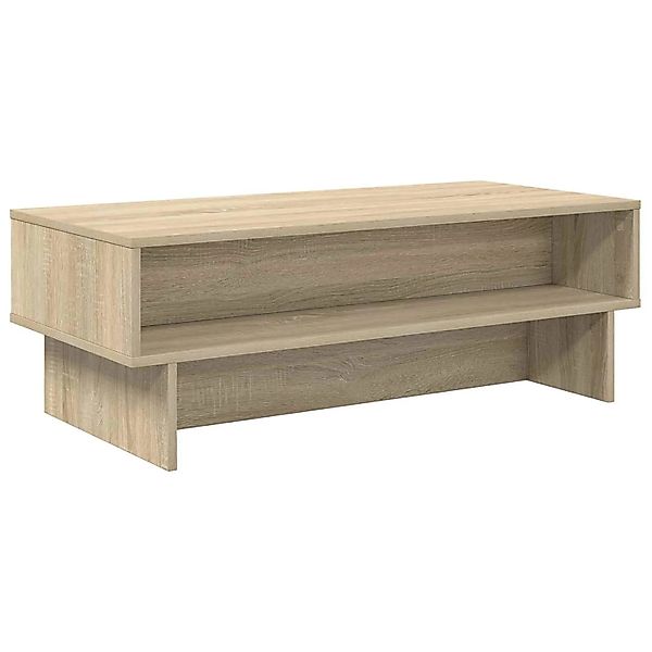vidaXL Couchtisch Sonoma-Eiche 100 x 46 x 35 cm Holzwerkstoff 8000238 günstig online kaufen