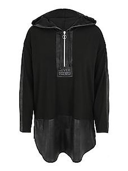 Long-Shirt Kapuze Doris Streich schwarz günstig online kaufen