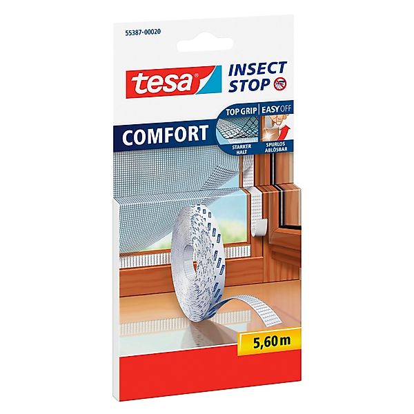 tesa Insektenschutz-Fensterrahmen Insect Stop COMFORT selbstklebendes Klett günstig online kaufen