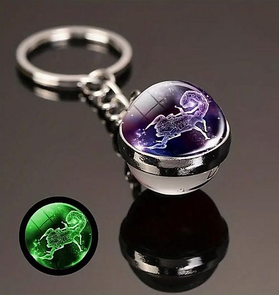 Stelby Schlüsselanhänger mit Gravur Skorpion Sternzeichen Schlüsselanhänger günstig online kaufen