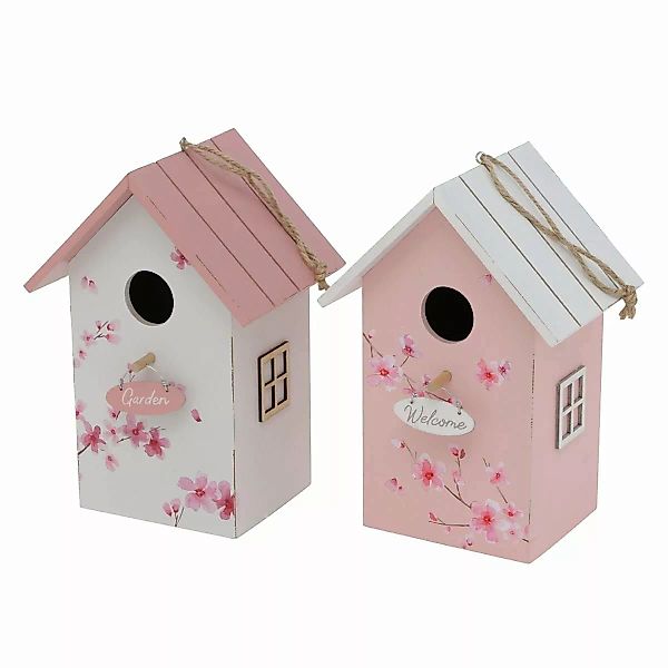 Boltze Figuren & Objekte Sakura Vogelhaus sortiert 22 cm (1 Stück) (mehrfar günstig online kaufen