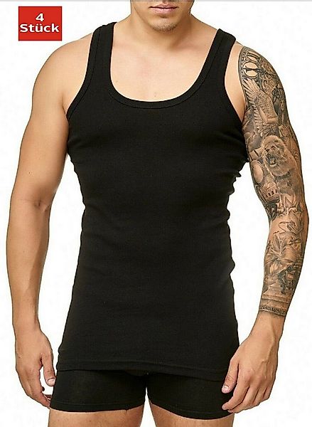 DDOnlineShop Unterhemd Tank Top – Achselshirt Schwarz – Größe M bis XXL (Sp günstig online kaufen