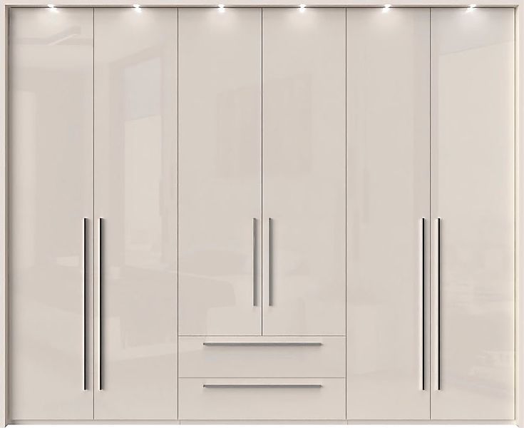 Places of Style Drehtürenschrank "Piano", weiß, verschiedene Breiten mit 2 günstig online kaufen