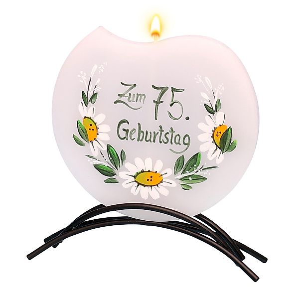 Dekohelden24 Geburtstagskerze Hochwertige Flachkerze, mit Motiv. günstig online kaufen