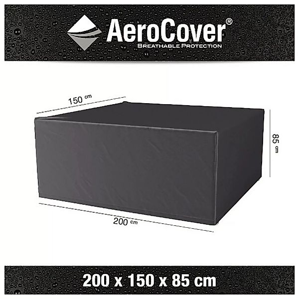 Aerocover Atmungsaktive Schutzhülle f. Sitzgruppen 200x150x85 cm günstig online kaufen