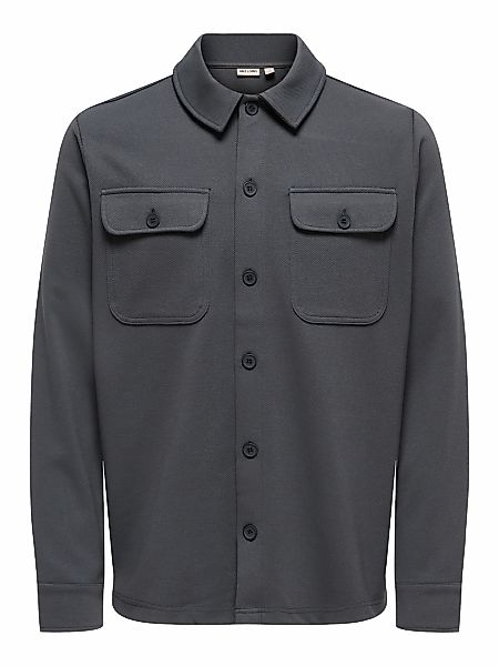 ONLY & SONS Langarmhemd "ONSNEWKODYL OVERSHIRT SWEAT NOOS" günstig online kaufen