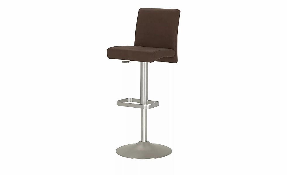 Barhocker  MyTina ¦ braun ¦ Maße (cm): B: 44 T: 38.0 Polstermöbel > Hocker günstig online kaufen