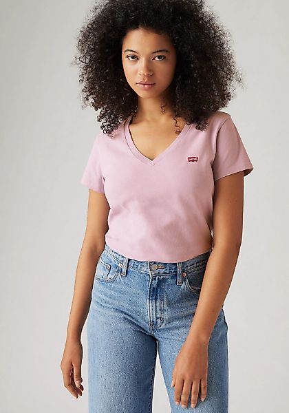 Levis V-Shirt "Perfect Tee", mit kleinem Batwing- Logo günstig online kaufen