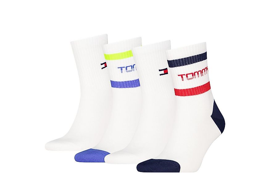 Tommy Hilfiger Kurzsocken TH UNI TJ SHORT SOCK 4P STRIPE ECOM (4 Paar) günstig online kaufen