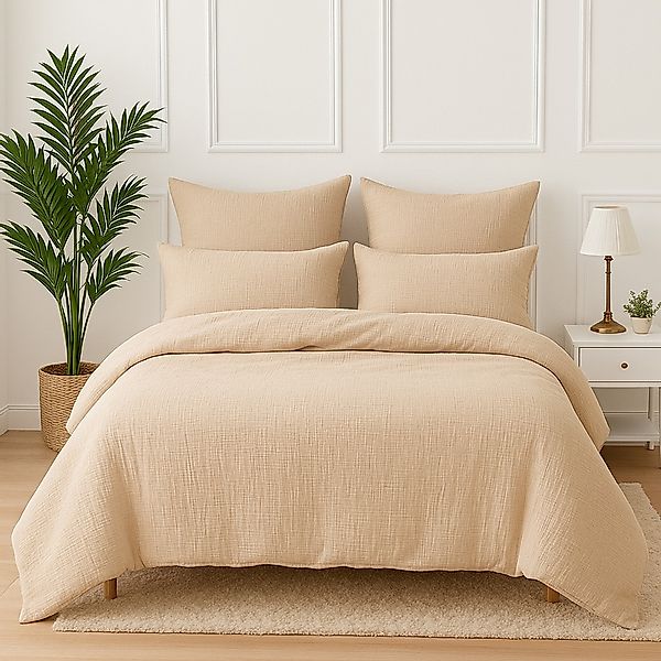 Wolkenfeld Bettwäsche "Wolkenfeld Premium Musselin mit Reißverschluss" 4 tl günstig online kaufen