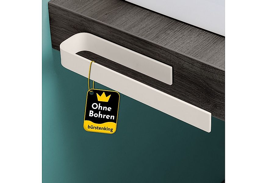 Bürstenking Handtuchhalter selbstklebend ohne Bohren 33/39 cm – Klebemontag günstig online kaufen