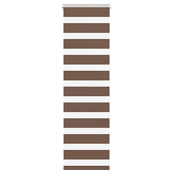 vidaXL Doppelrollo Braun 45x150 cm Stoffbreite 40,9 cm Polyester 4014328 günstig online kaufen