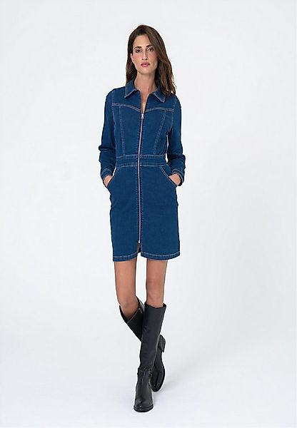 freshlions Jerseykleid Carla (1-tlg) in angesagter Jeans-Optik günstig online kaufen